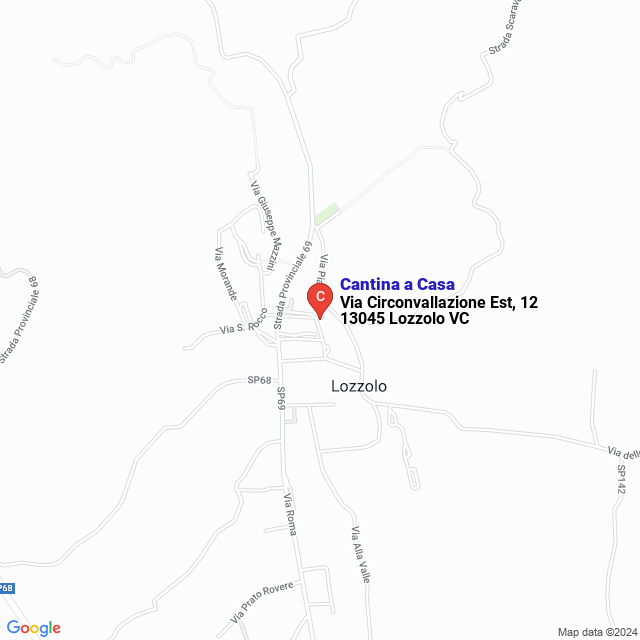 apri la mappa di Cantina a Casa