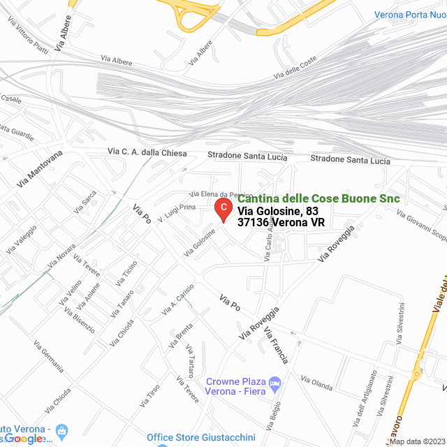 apri la mappa di Cantina delle Cose Buone Snc