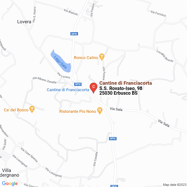 apri la mappa di Cantine di Franciacorta