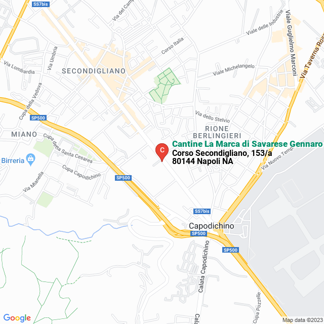 apri la mappa di Cantine La Marca di Savarese Gennaro