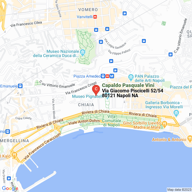 apri la mappa di Capaldo Pasquale Vini