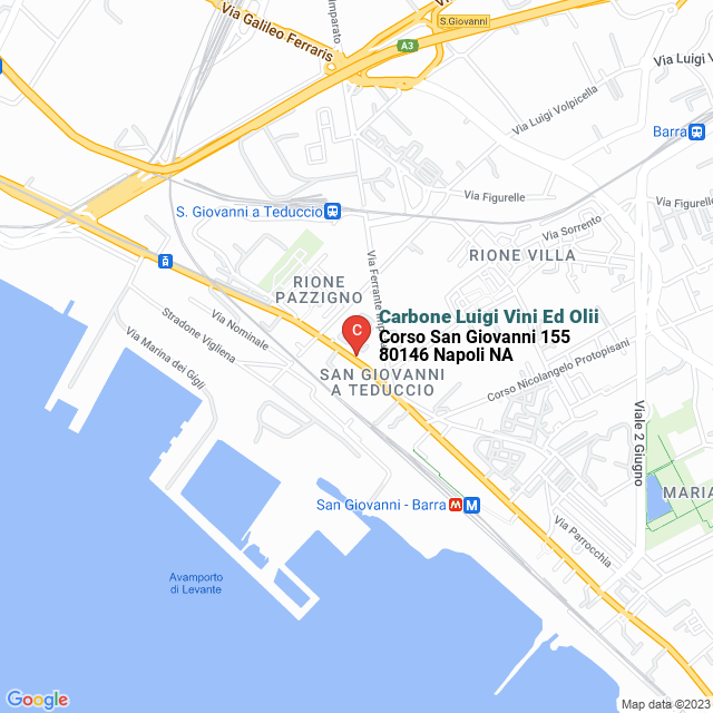 apri la mappa di Carbone Luigi Vini Ed Olii