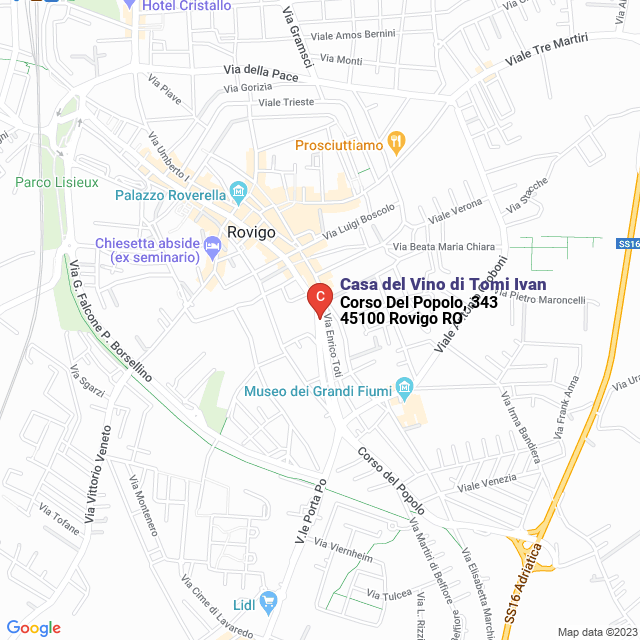 apri la mappa di Casa del Vino di Tomi Ivan