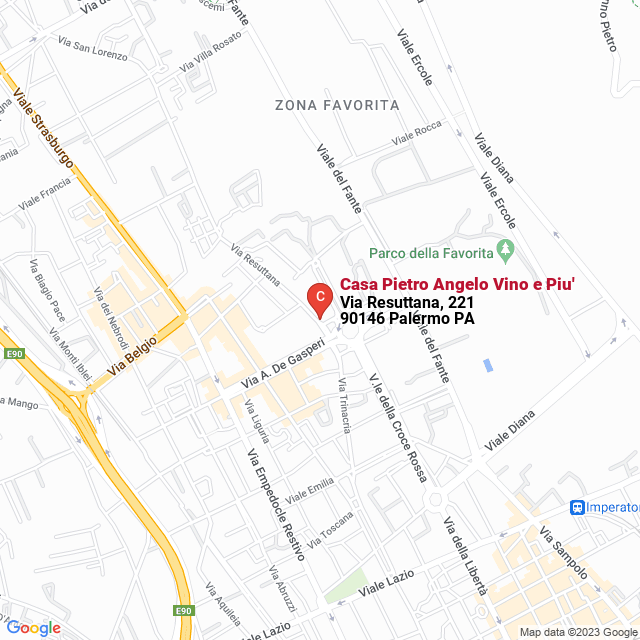 apri la mappa di Casa Pietro Angelo Vino e Piu‘