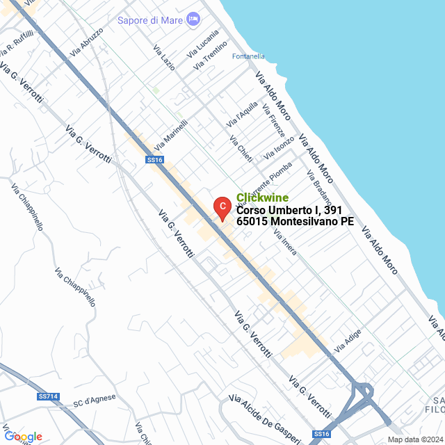 apri la mappa di Clickwine