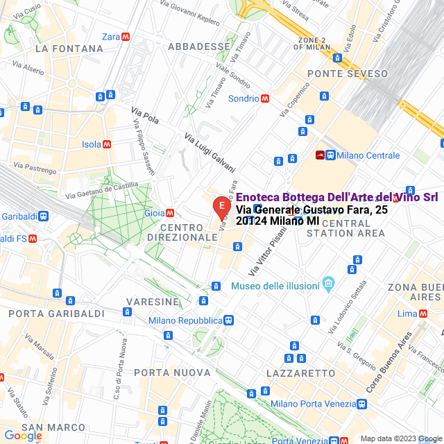 apri la mappa di Enoteca Bottega Dell‘Arte del Vino Srl