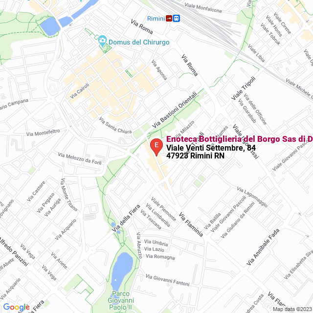 apri la mappa di Enoteca Bottiglieria del Borgo Sas di Damiani Andrea