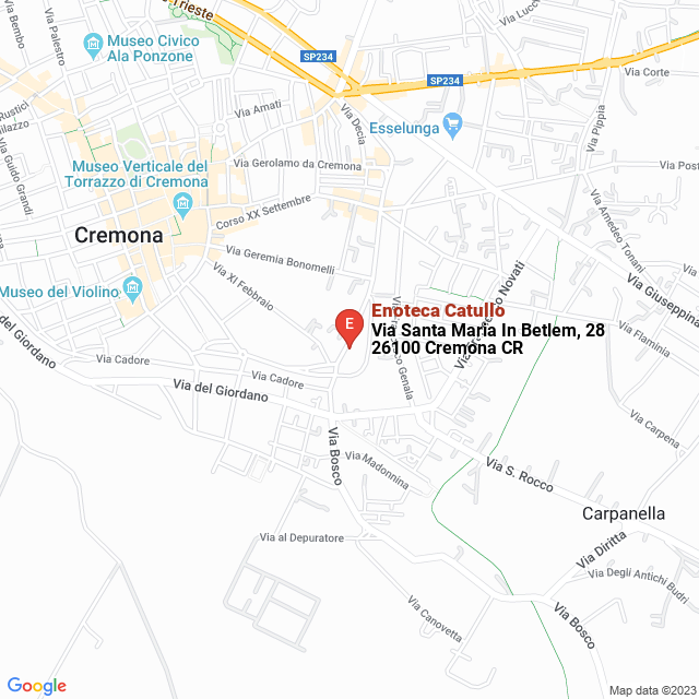 apri la mappa di Enoteca Catullo