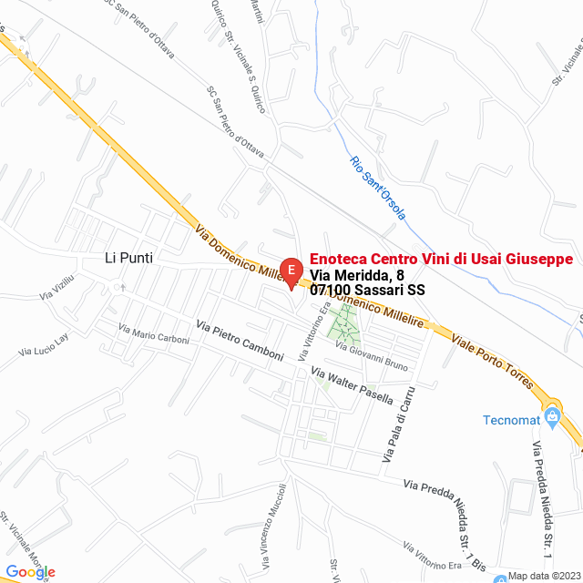 apri la mappa di Enoteca Centro Vini di Usai Giuseppe