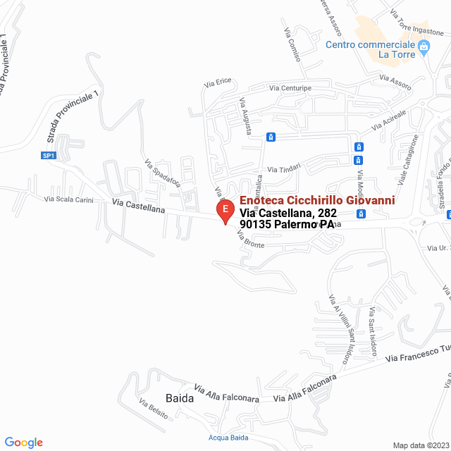 apri la mappa di Enoteca Cicchirillo Giovanni