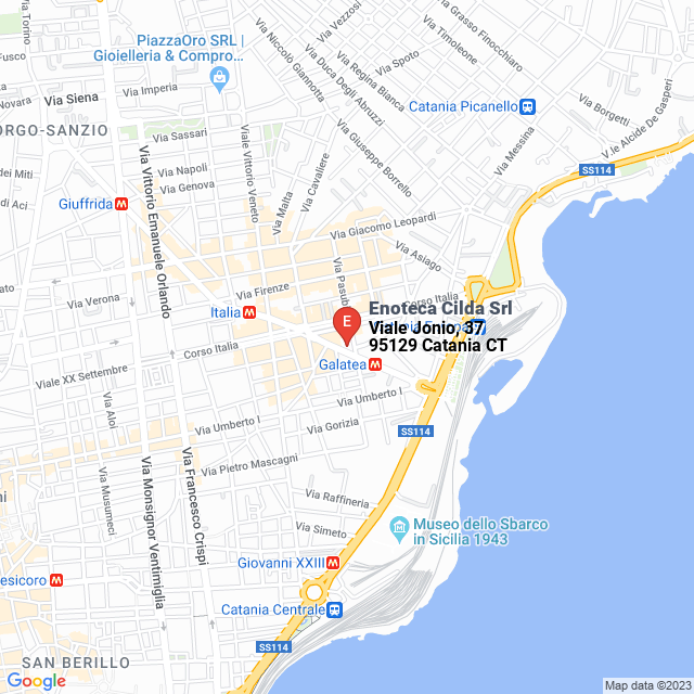 apri la mappa di Enoteca Cilda Srl