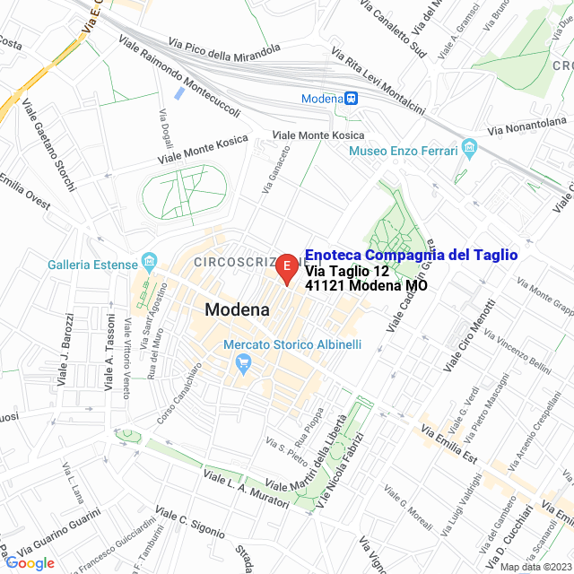 apri la mappa di Enoteca Compagnia del Taglio