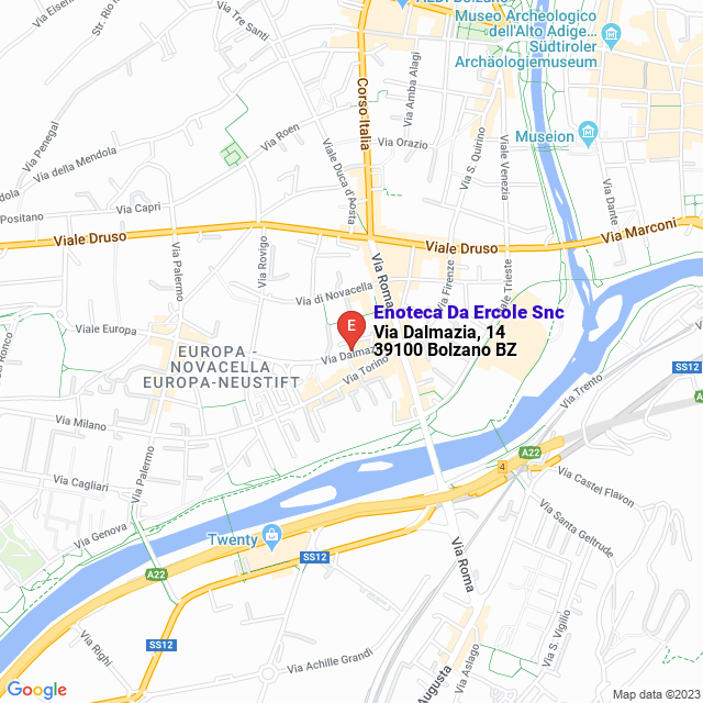 apri la mappa di Enoteca Da Ercole Snc