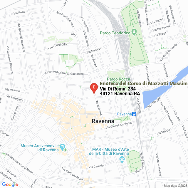 apri la mappa di Enoteca del Corso di Mazzotti Massimiliano e C Snc