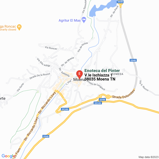 apri la mappa di Enoteca del Pinter