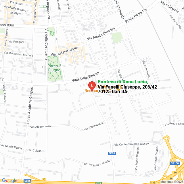 apri la mappa di Enoteca di Rana Lucia,