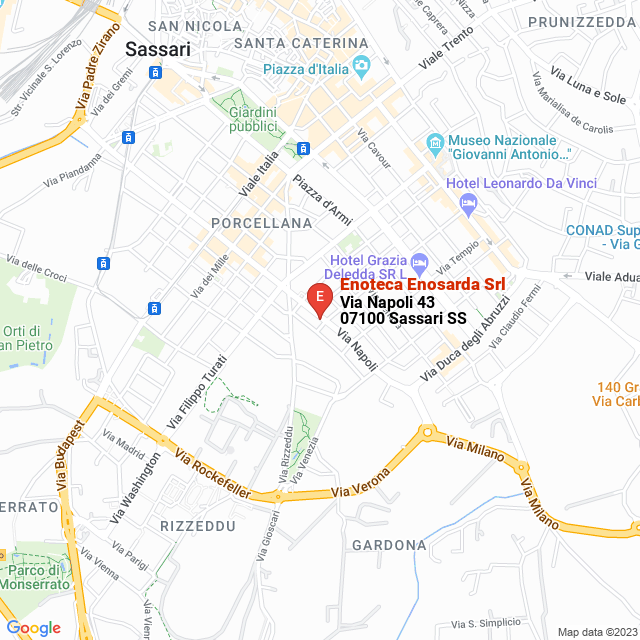 apri la mappa di Enoteca Enosarda Srl