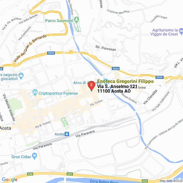 apri la mappa di Enoteca Gregorini Filippo