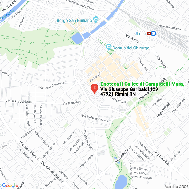 apri la mappa di Enoteca Il Calice di Campidelli Mara,