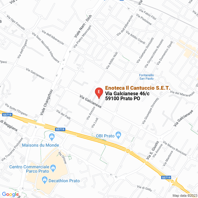 apri la mappa di Enoteca Il Cantuccio S.E.T.