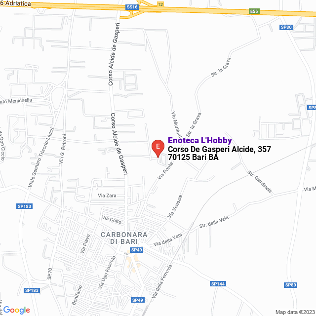 apri la mappa di Enoteca L‘Hobby