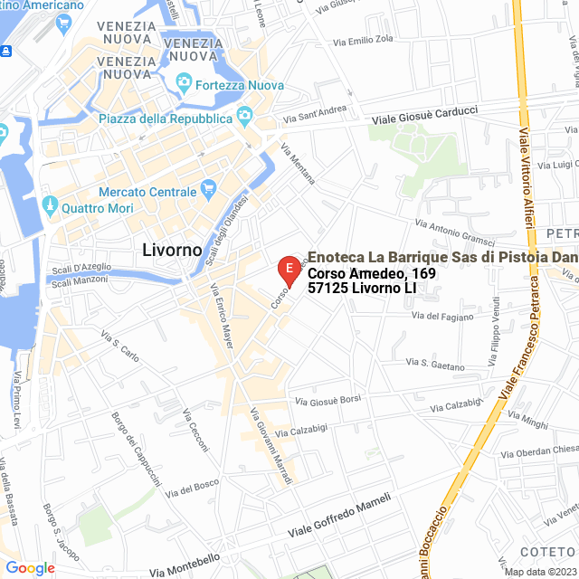 apri la mappa di Enoteca La Barrique Sas di Pistoia Daniela