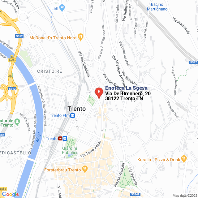 apri la mappa di Enoteca La Sgeva