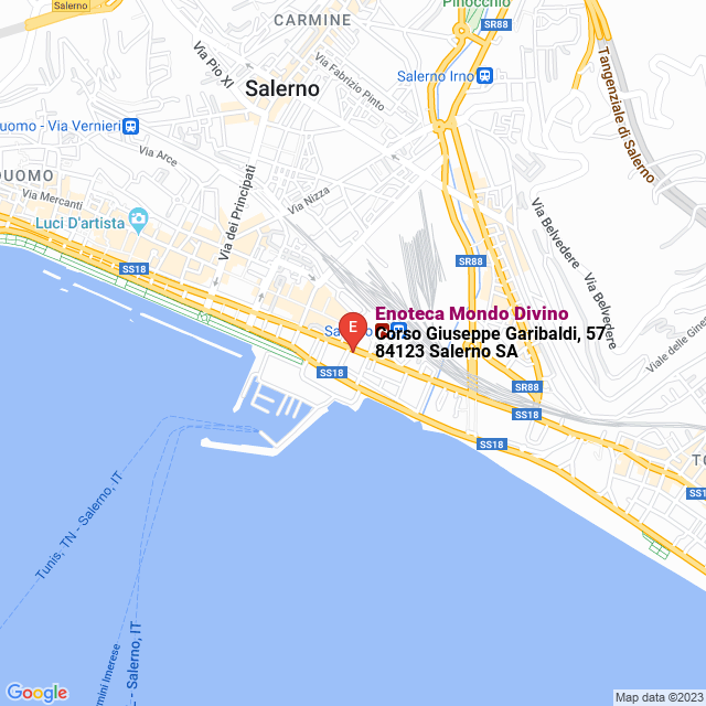 apri la mappa di Enoteca Mondo Divino