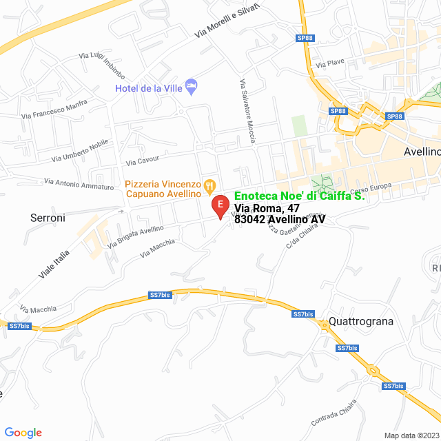 apri la mappa di Enoteca Noe‘ di Caiffa S.