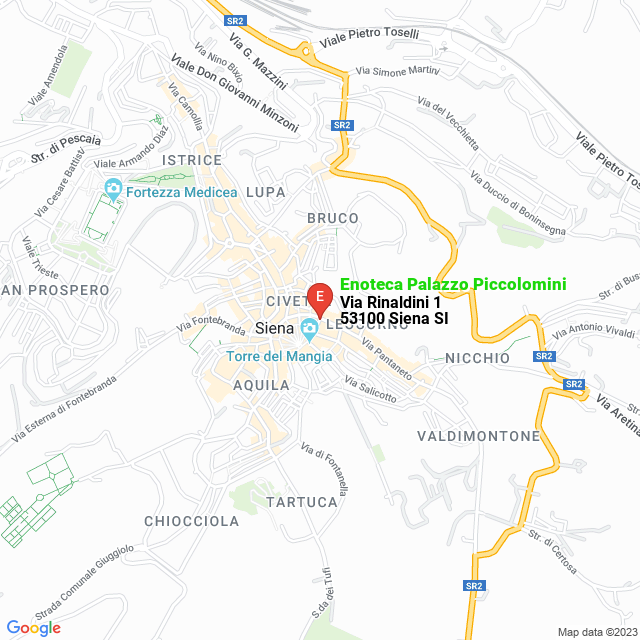 apri la mappa di Enoteca Palazzo Piccolomini