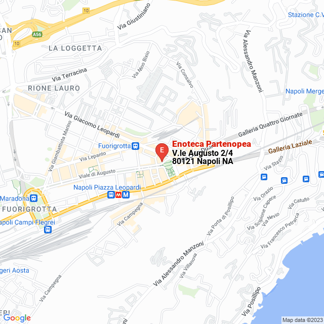 apri la mappa di Enoteca Partenopea