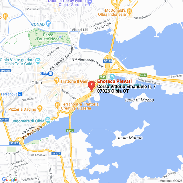 apri la mappa di Enoteca Pievati