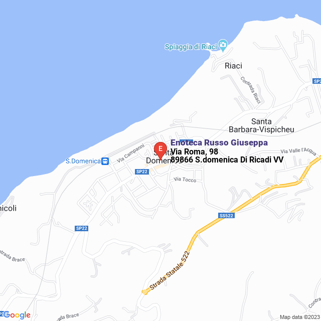 apri la mappa di Enoteca Russo Giuseppa