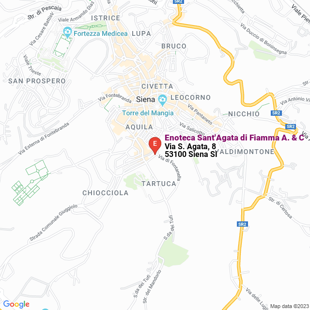 apri la mappa di Enoteca Sant‘Agata di Fiamma A. & C