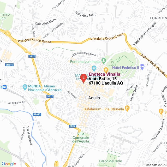 apri la mappa di Enoteca Vinalia