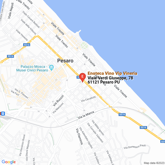 apri la mappa di Enoteca Vino Vip Vineria