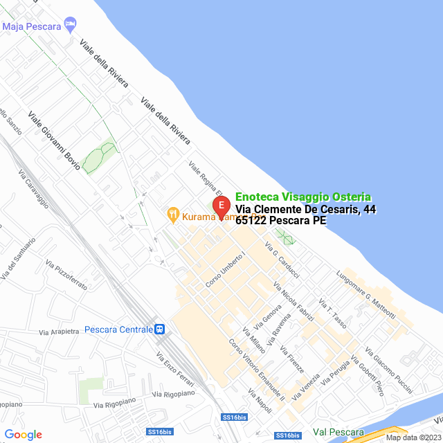 apri la mappa di Enoteca Visaggio Osteria