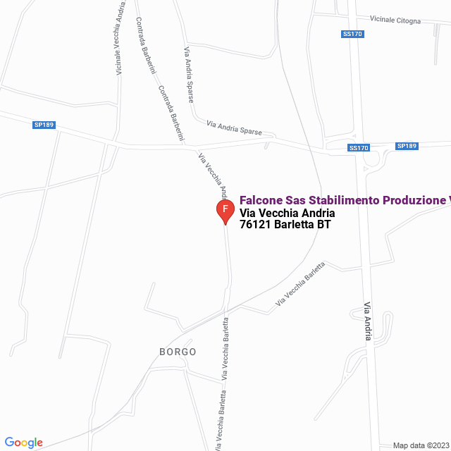apri la mappa di Falcone Sas Stabilimento Produzione Vini