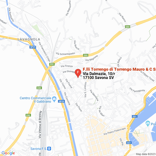 apri la mappa di F.lli Torrengo di Torrengo Mauro & C Snc