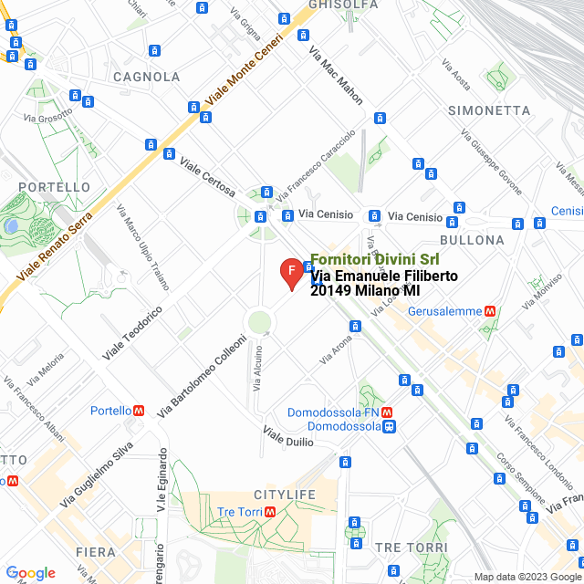 apri la mappa di Fornitori Divini Srl