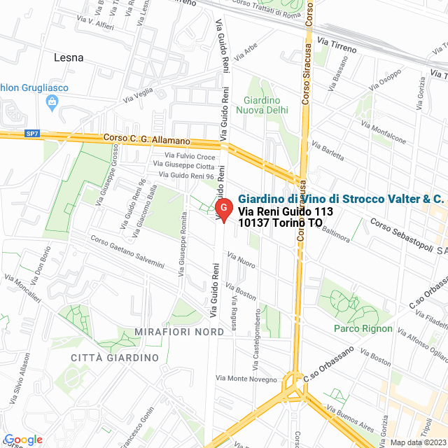 apri la mappa di Giardino di Vino di Strocco Valter & C. Snc