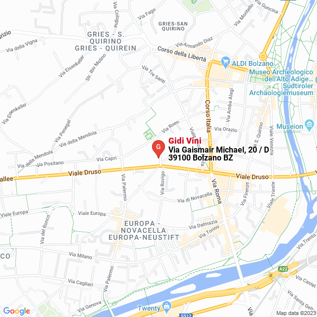 apri la mappa di Gidi Vini