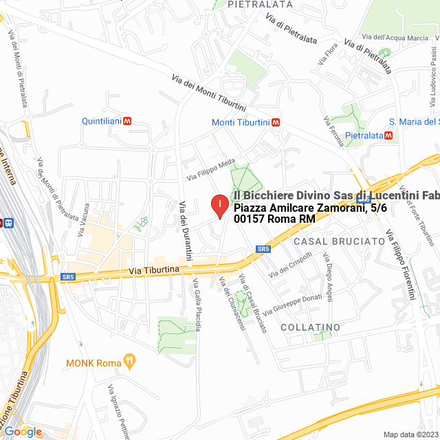 apri la mappa di Il Bicchiere Divino Sas di Lucentini Fabrizio