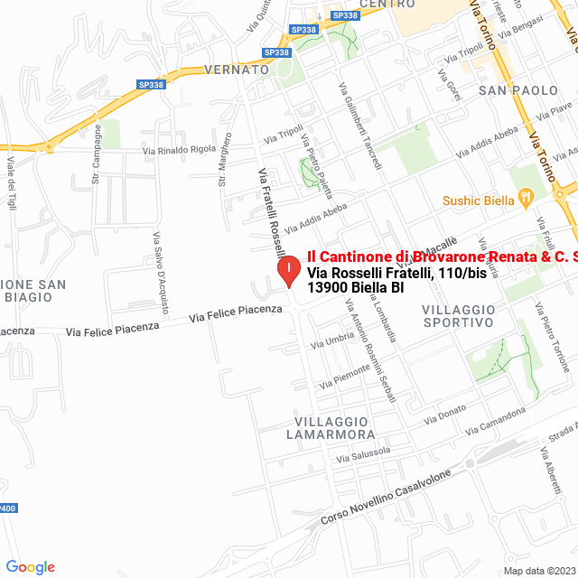 apri la mappa di Il Cantinone di Brovarone Renata & C. Sas .