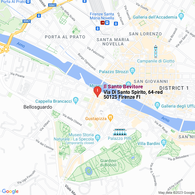 apri la mappa di Il Santo Bevitore