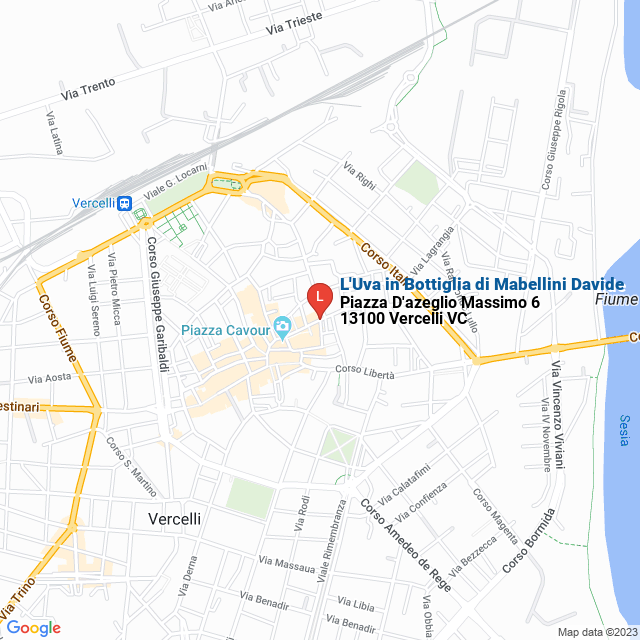apri la mappa di L‘Uva in Bottiglia di Mabellini Davide