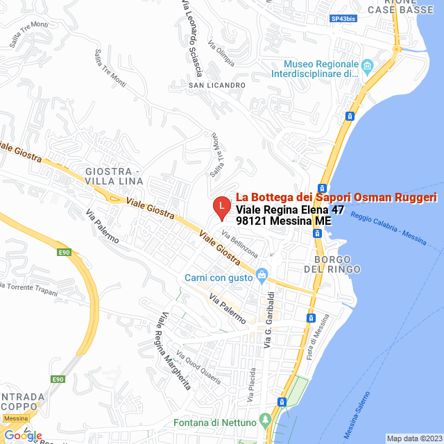 apri la mappa di La Bottega dei Sapori Osman Ruggeri