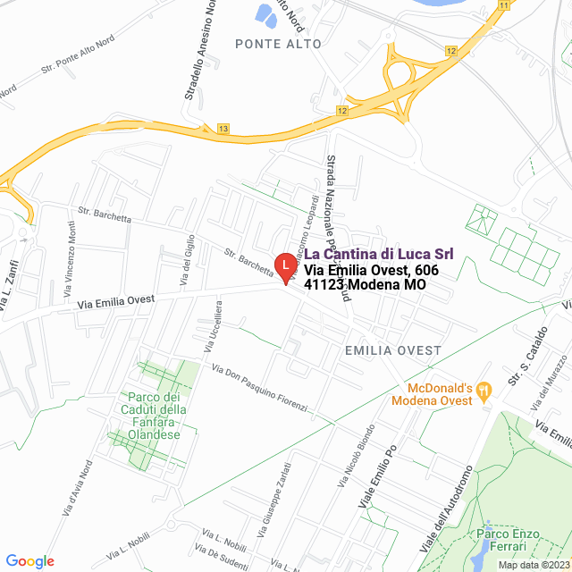 apri la mappa di La Cantina di Luca Srl