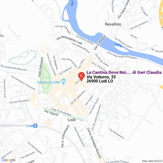apri la mappa di La Cantina Dove Noi.... di Geri Claudia & C. Snc.
