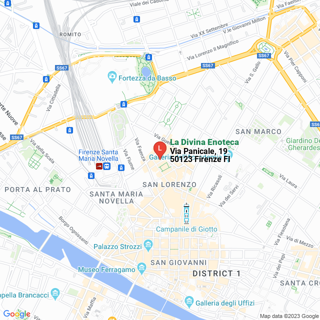 apri la mappa di La Divina Enoteca